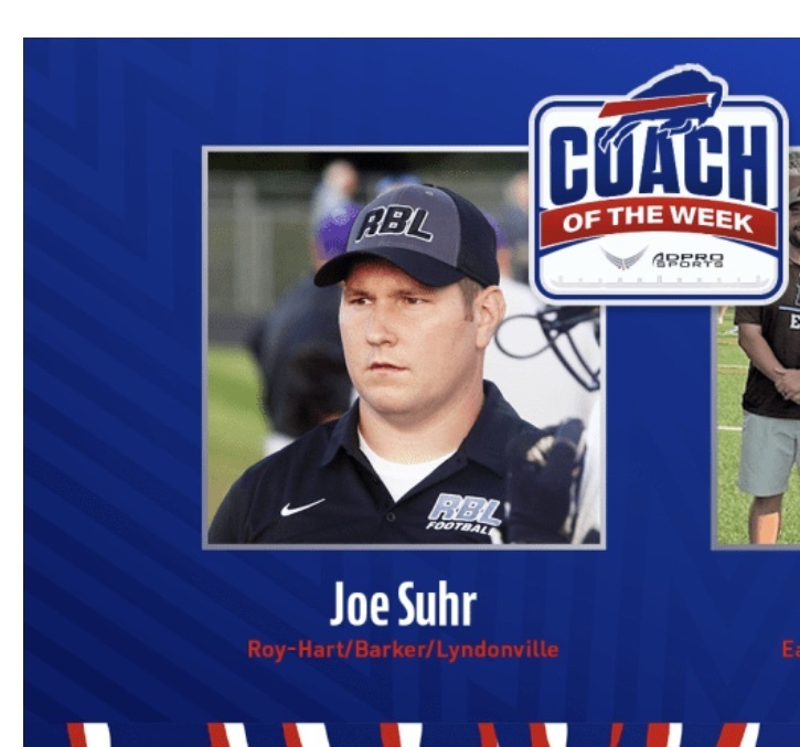 Buffalo Bills Coach of the Week Joe Suhr